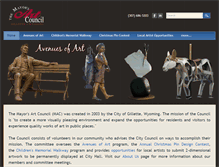 Tablet Screenshot of mayorsartcouncil.com